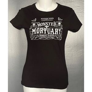 Sourpuss Monster Mortuary Working Stiffs Fitted Tee